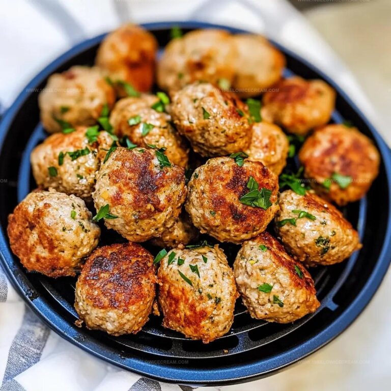 Air Fryer Ground Turkey Meatballs Recipe