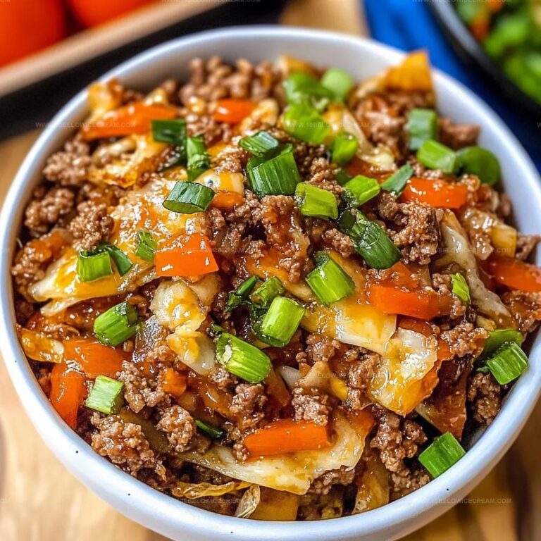 Egg Roll in a Bowl with Ground Beef Recipe