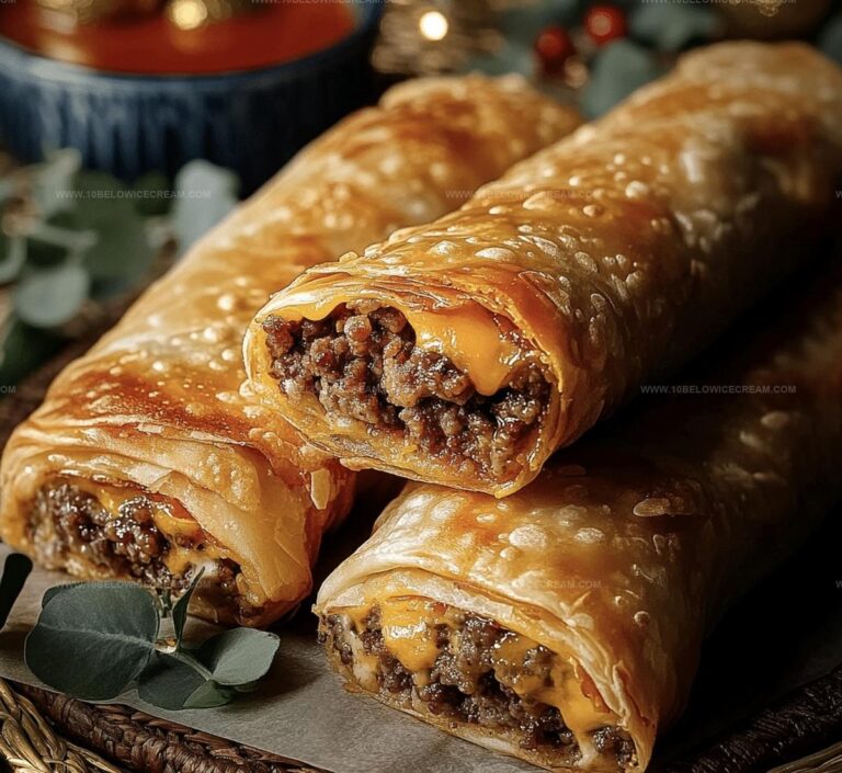 Cheeseburger Eggrolls Recipe