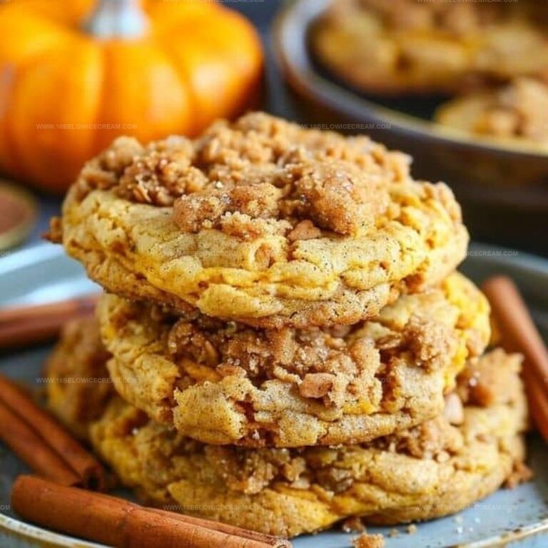 Pumpkin Cinnamon Crumble Cookies Recipe