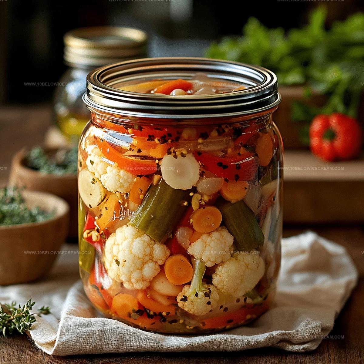 Easy Hot Italian Giardiniera Recipe