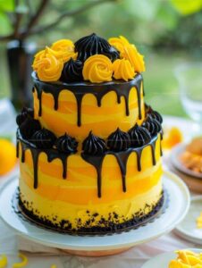 Luscious Lemon Mango Swirl Cheesecake Recipe