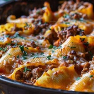 Creamy Ricotta Beef Stuffed Shells Pasta Recipe