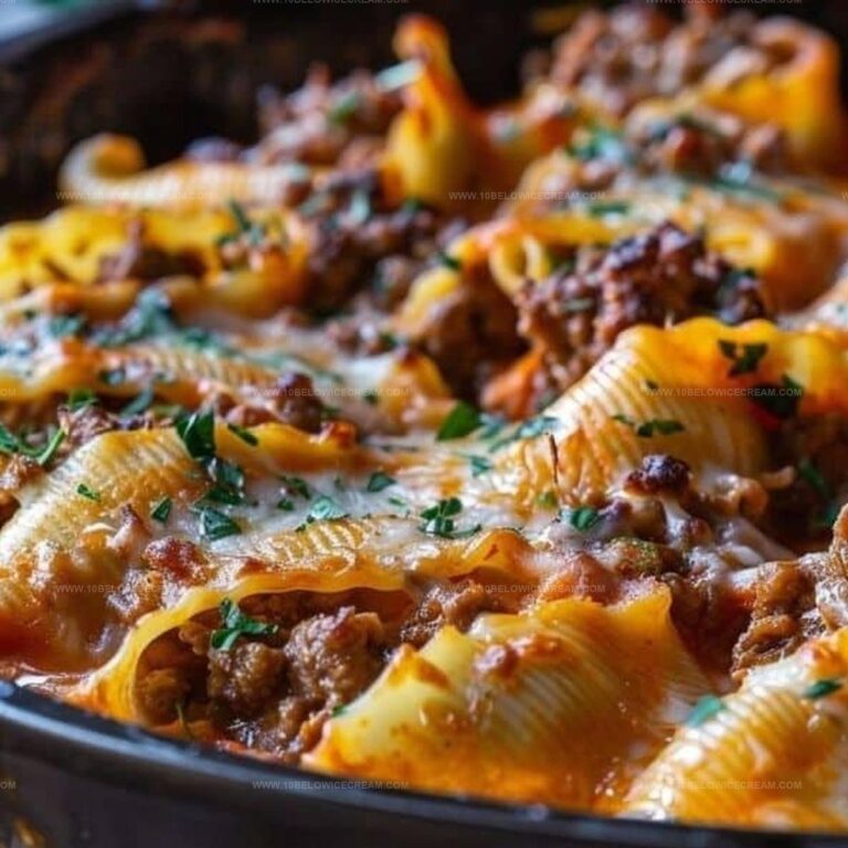 Creamy Ricotta Beef Stuffed Shells Pasta Recipe