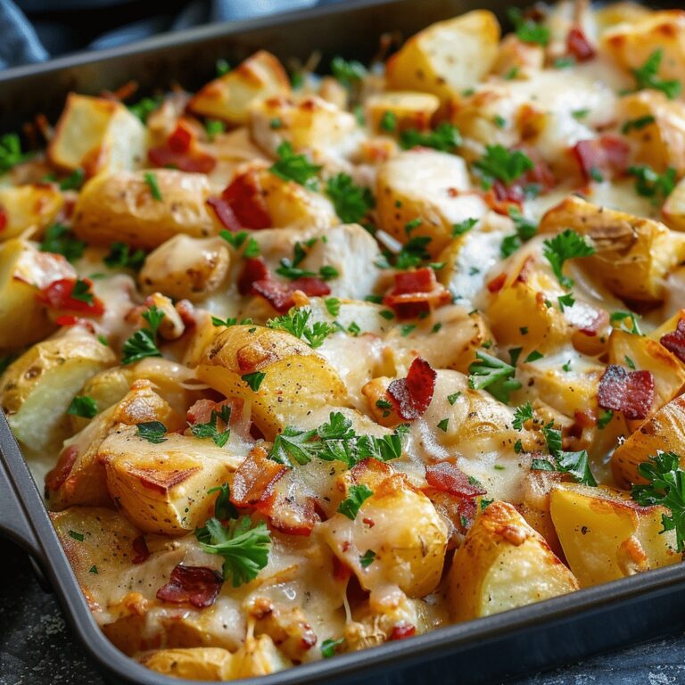 Chicken Bacon Ranch Potato Bake Recipe