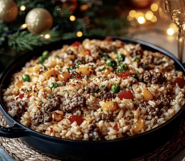 Easy Hamburger Rice Casserole Recipe