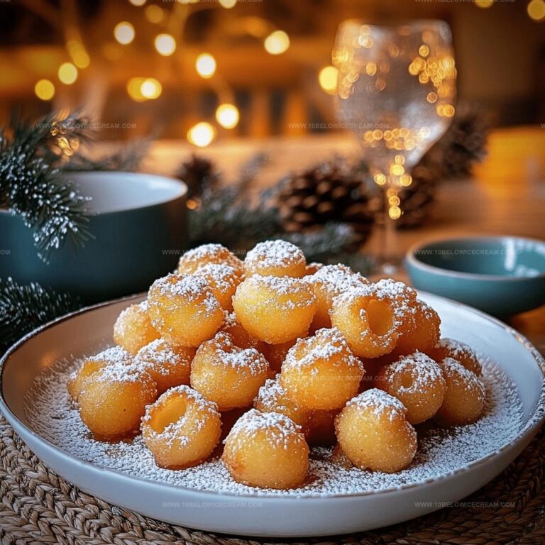 Sweet Funnel Cake Bites With Powdered Sugar Recipe