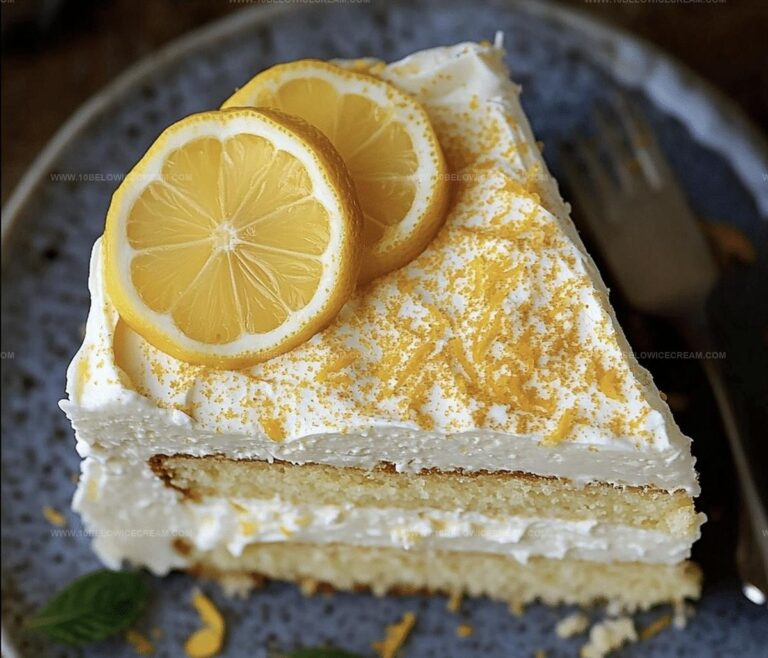 Lemon Cream Cake Recipe