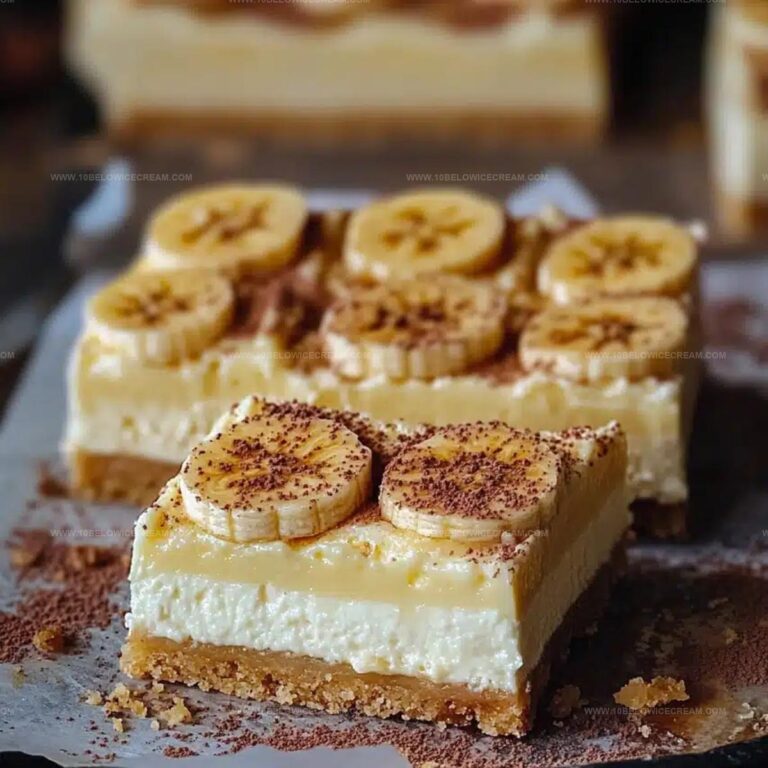 Banana Cream Cheesecake Bars Recipe