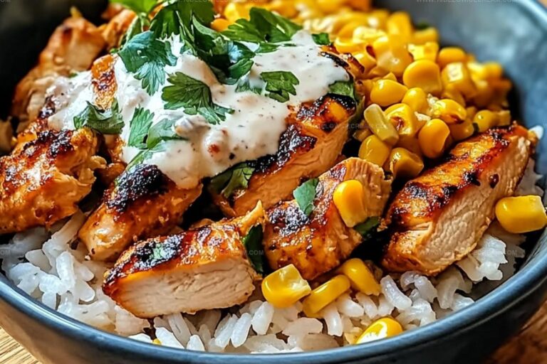 Street Corn Chicken Rice Bowl Recipe