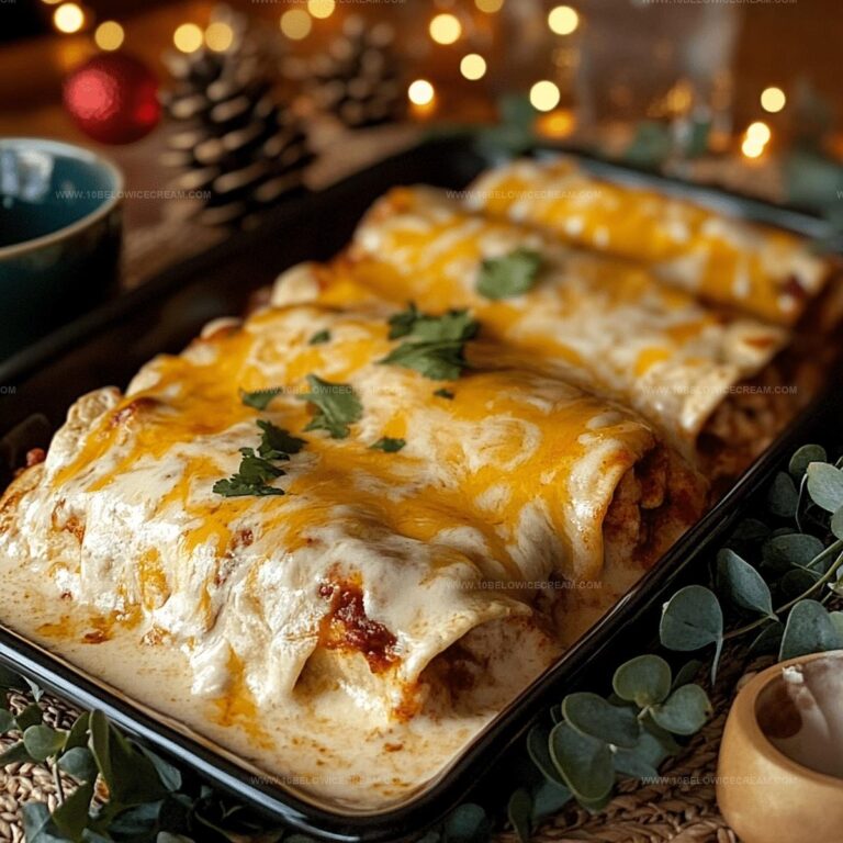 Cheesy Chicken Enchiladas With Creamy Sauce Recipe