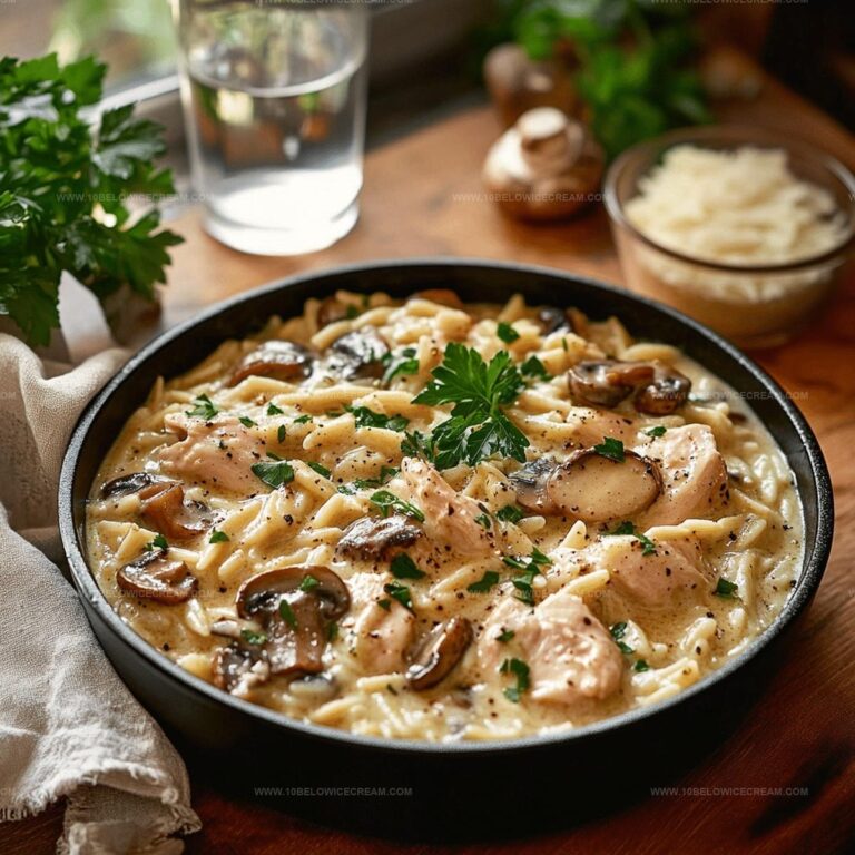 Chicken And Mushroom Orzo Recipe