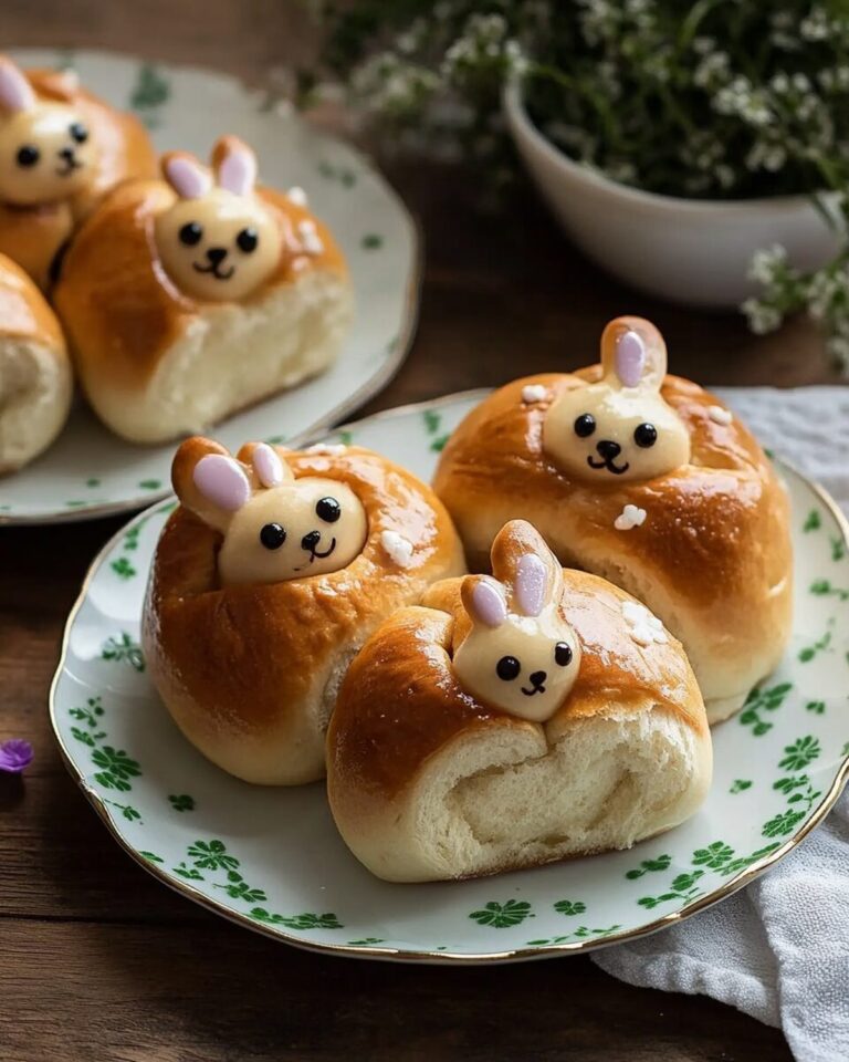 Soft and Sweet Easter Bunny Buns Recipe