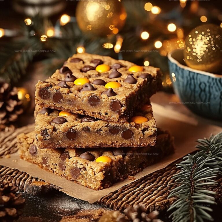 Reeces Pieces Chocolate Chip Cookie Bars Recipe