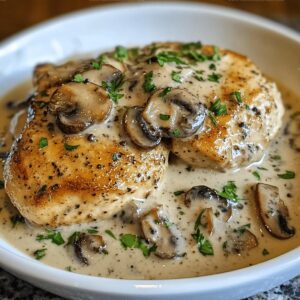 Seared Chicken Breast With Mushroom Cream Sauce Recipe