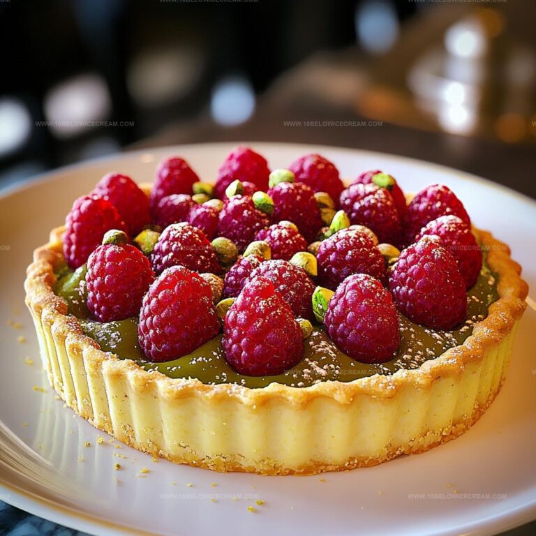Pistachio And Raspberry Tart Recipe