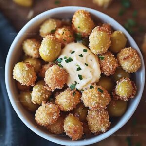 Fried Olives With Garlic Aioli Recipe