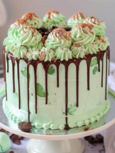 Mint Aero Drip Cake Recipe