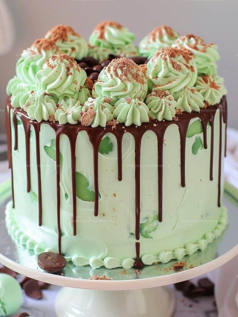 Mint Aero Drip Cake Recipe