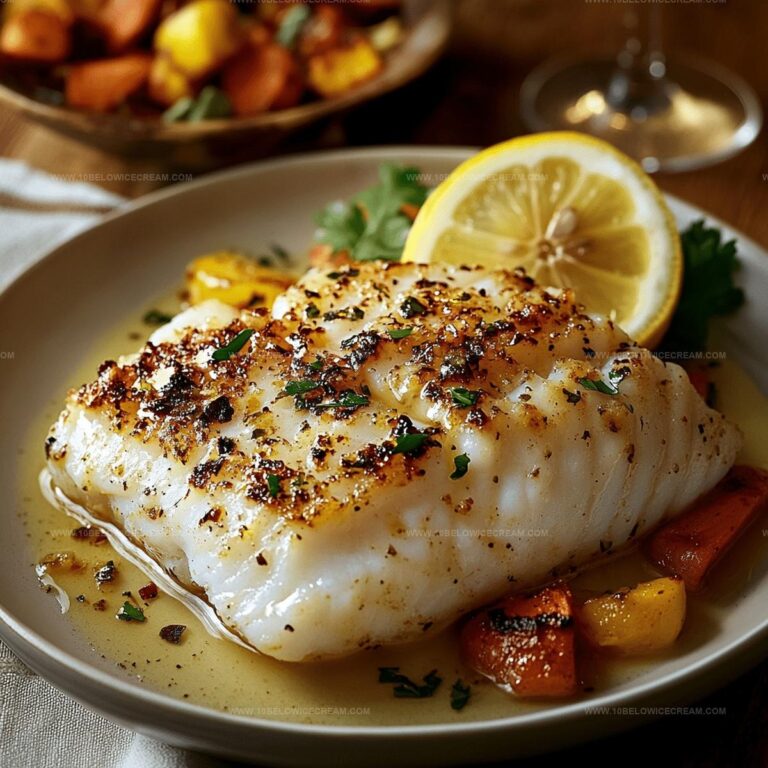 Lemon Butter Baked Cod Recipe
