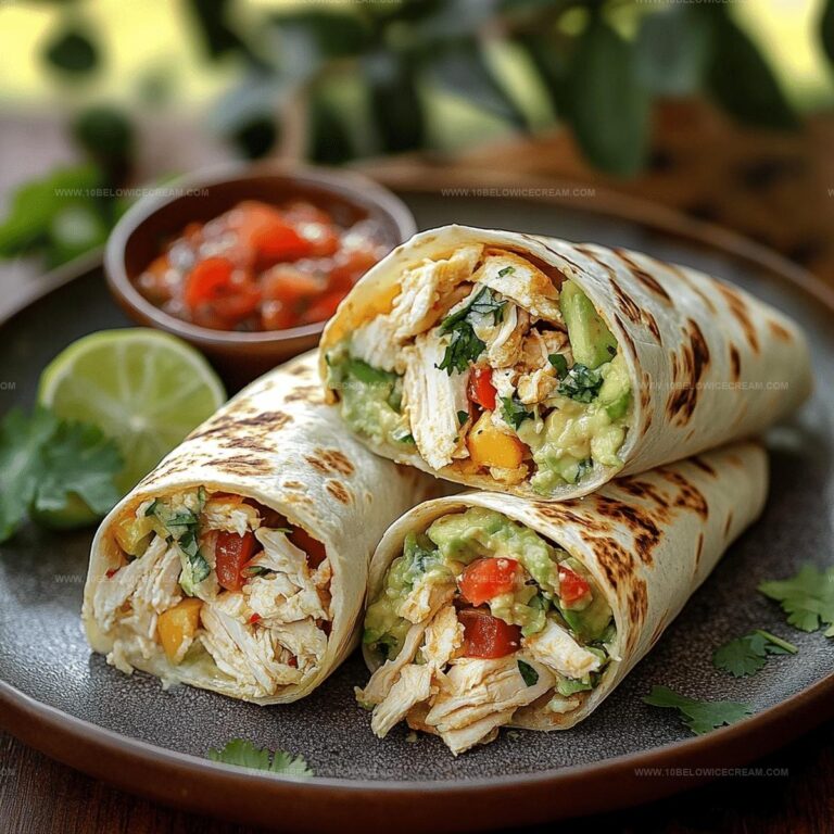 Chicken Avocado Ranch Burritos Recipe