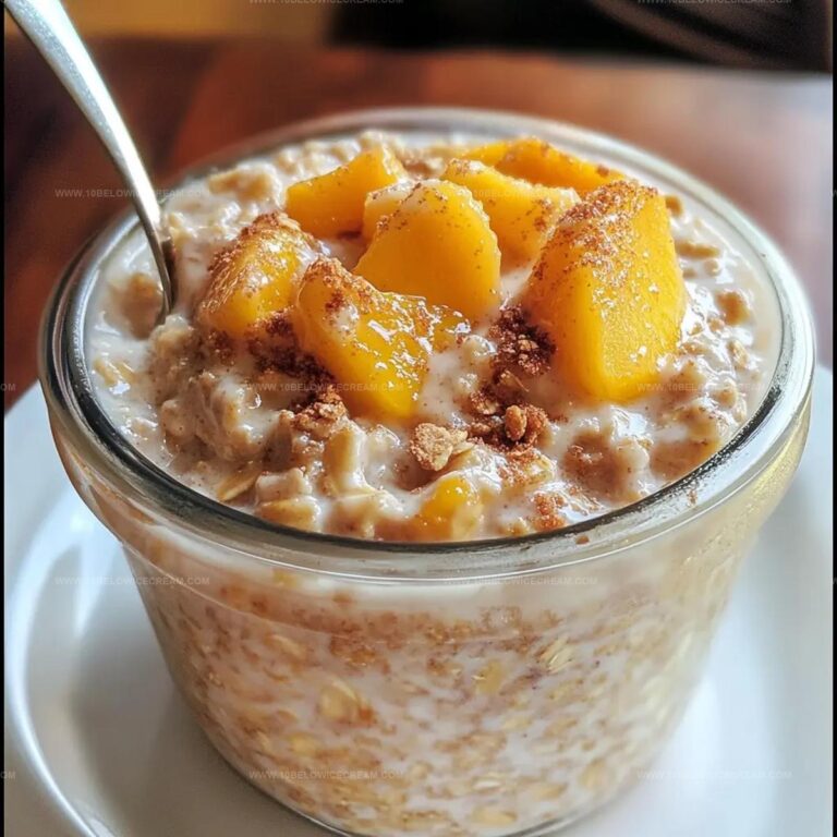 Peach Cobbler Oatmeal Recipe