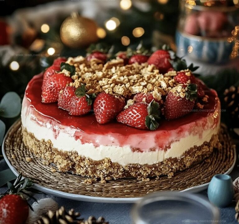 Strawberry Crunch Cheesecake Recipe