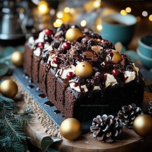 Black Forest Loaf Cake Recipe