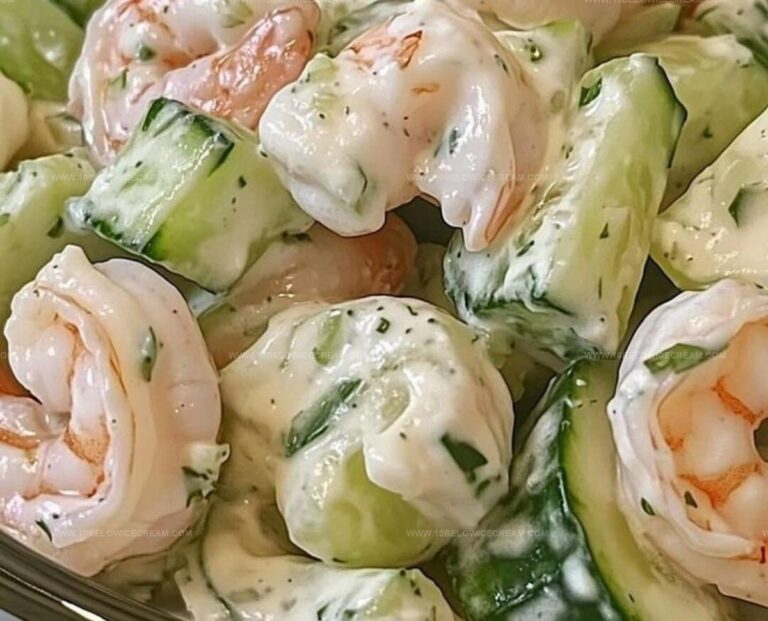 Creamy Cucumber Shrimp Salad Recipe