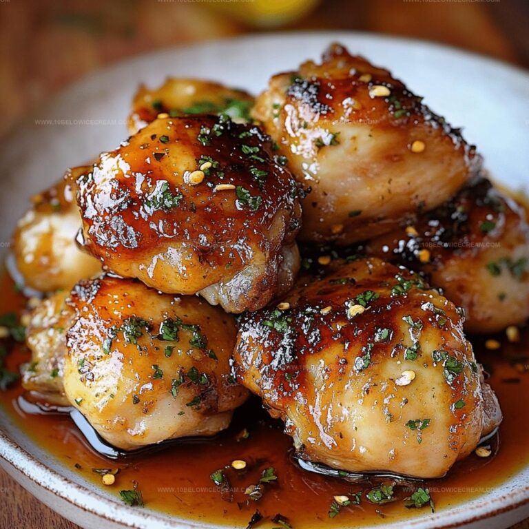 Honey Garlic Chicken Thighs Recipe