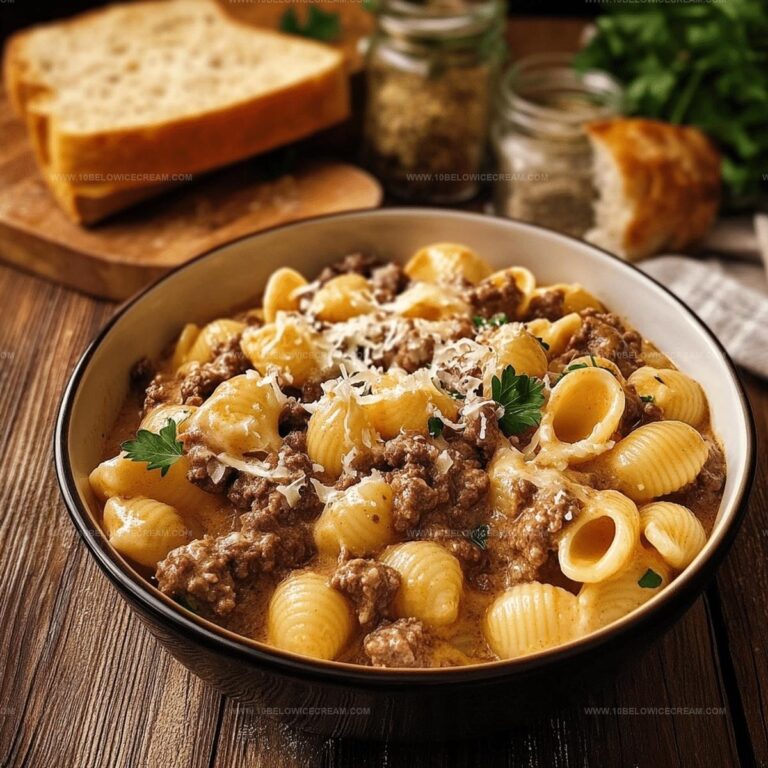 Creamy Beef And Shells Recipe