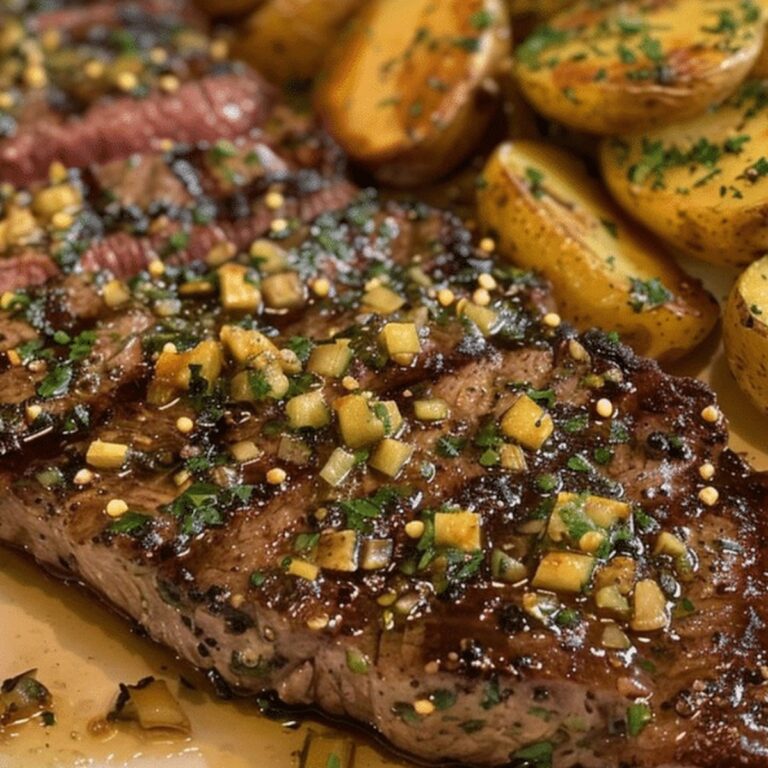 Garlic Butter Steak And Potatoes Recipe