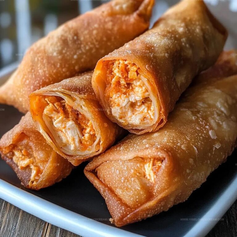 Buffalo Chicken Dip Egg Rolls Recipe