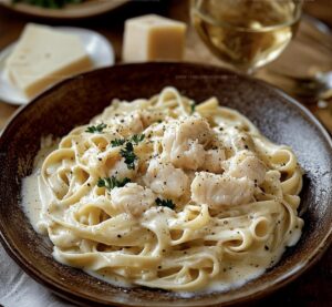 Crab Fettuccine Alfredo Recipe