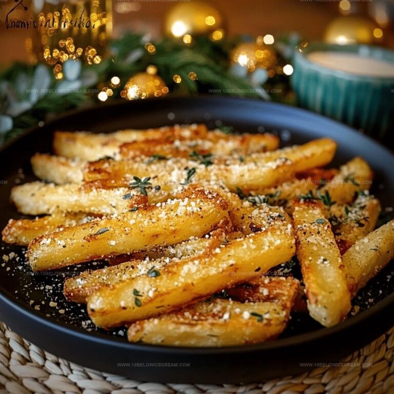 Baked Garlic Parmesan Fries Recipe