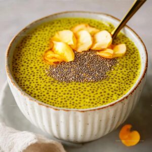 Golden Milk Chia Pudding Recipe
