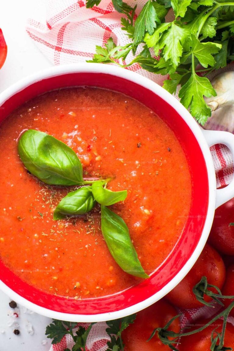 Tomato And Basil Soup Recipe