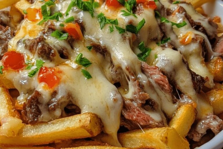 Philly Steak Cheese Fries Recipe