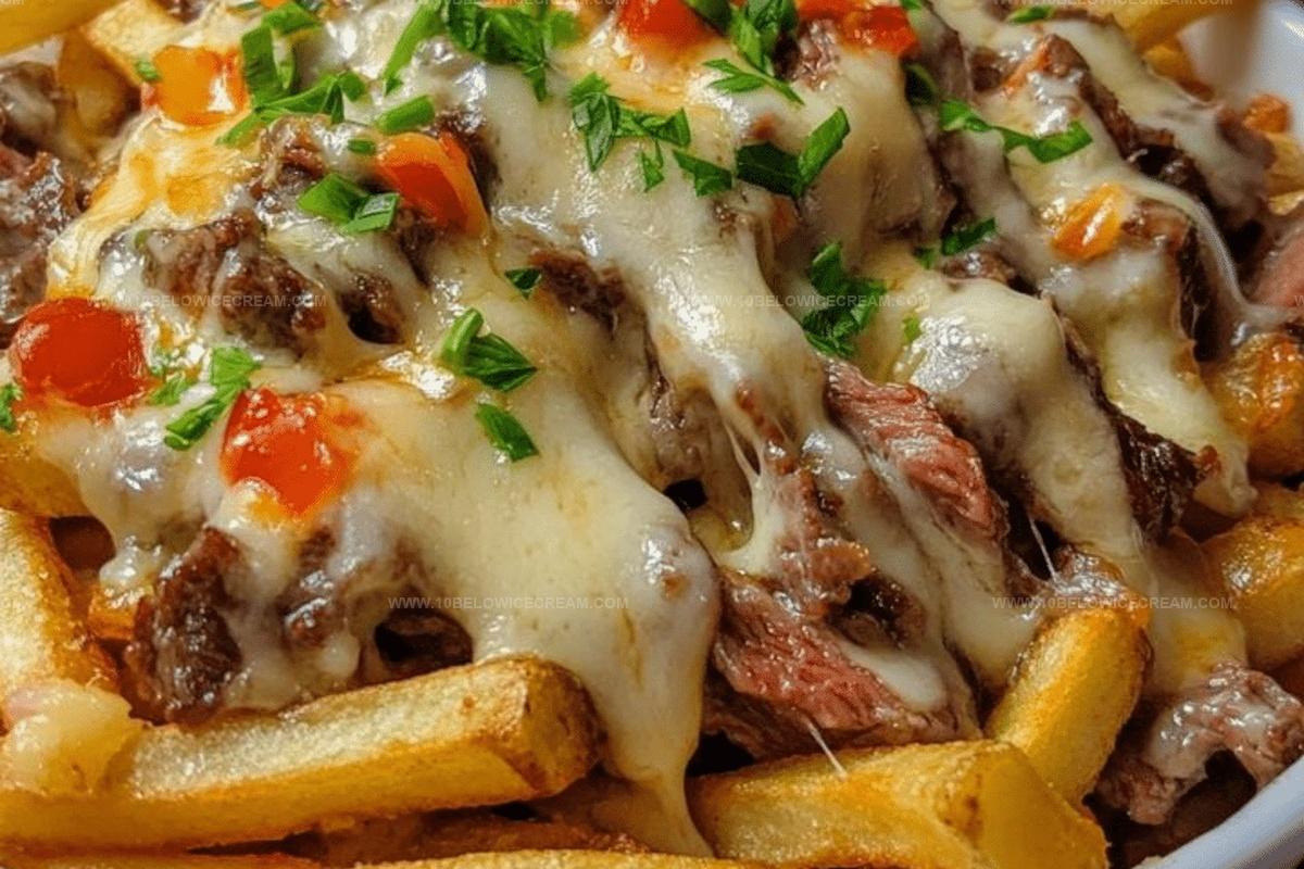 Philly Steak Cheese Fries Recipe