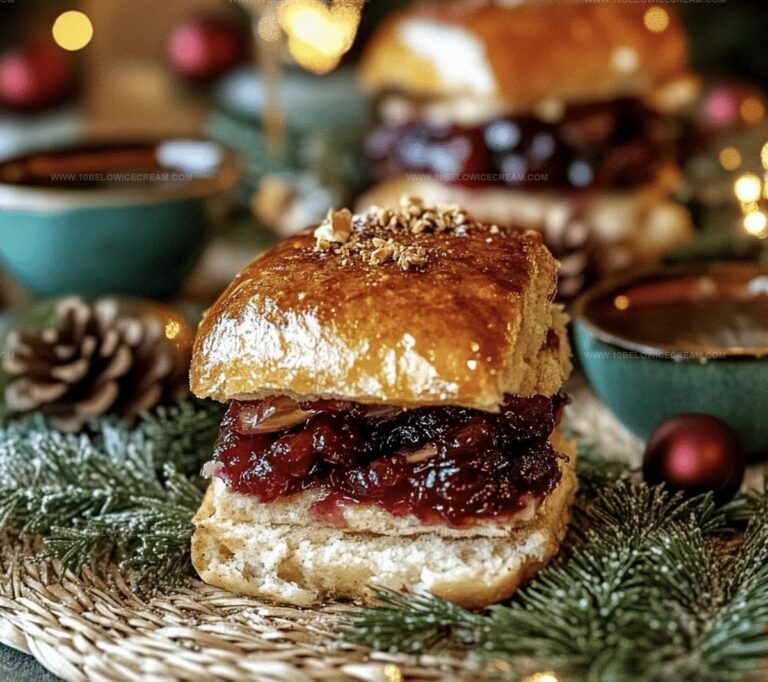 Cranberry Turkey Sliders Recipe