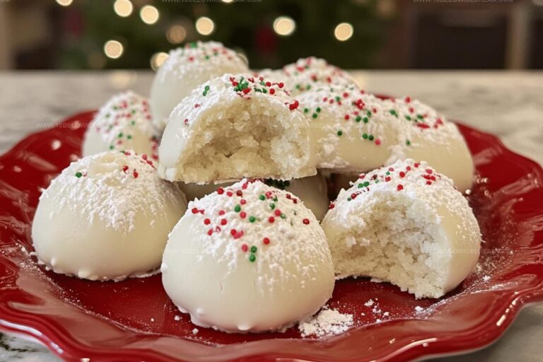 Sweetened Condensed Milk Snowball Cookies Recipe