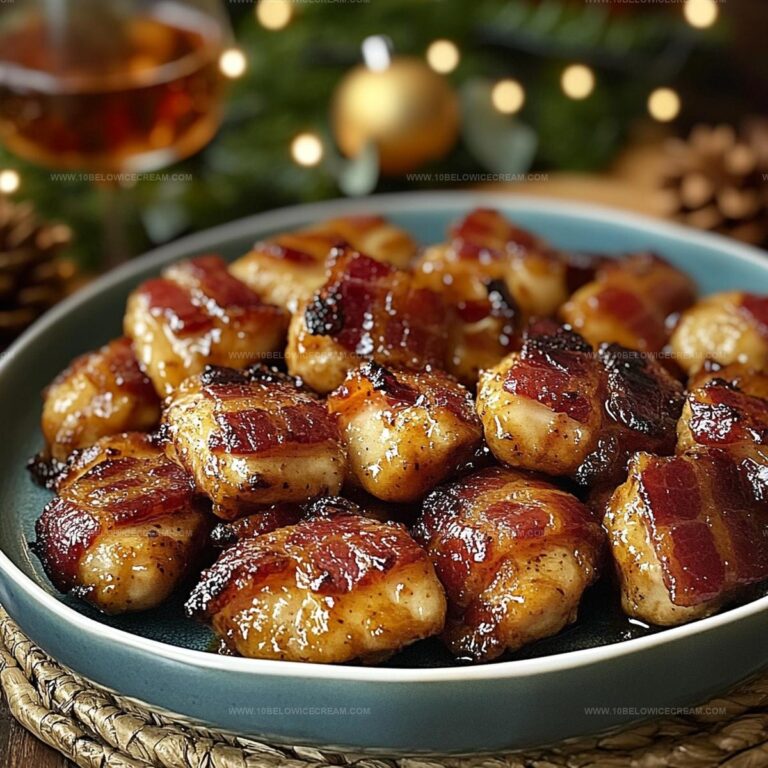Maple Glazed Bacon Chicken Bites Recipe