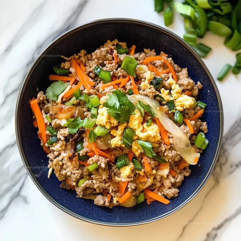 Ground Turkey Egg Roll in a Bowl Recipe