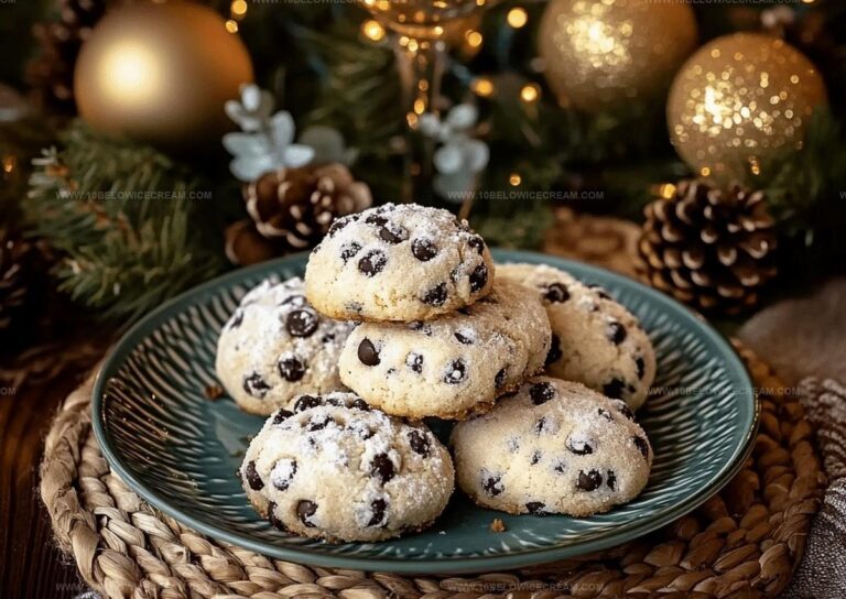 Chocolate Chip Snowball Cookies Recipe