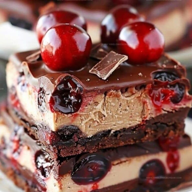 Chocolate Cherry Cheesecake Bars Recipe