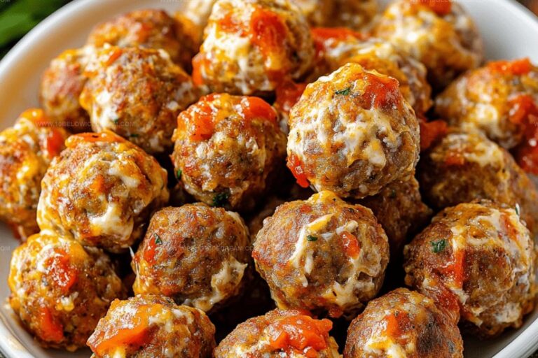 Rotel Cream Cheese Sausage Balls Recipe