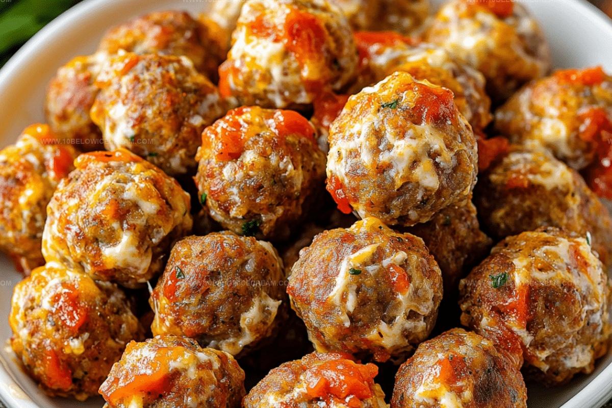 Rotel Cream Cheese Sausage Balls Recipe