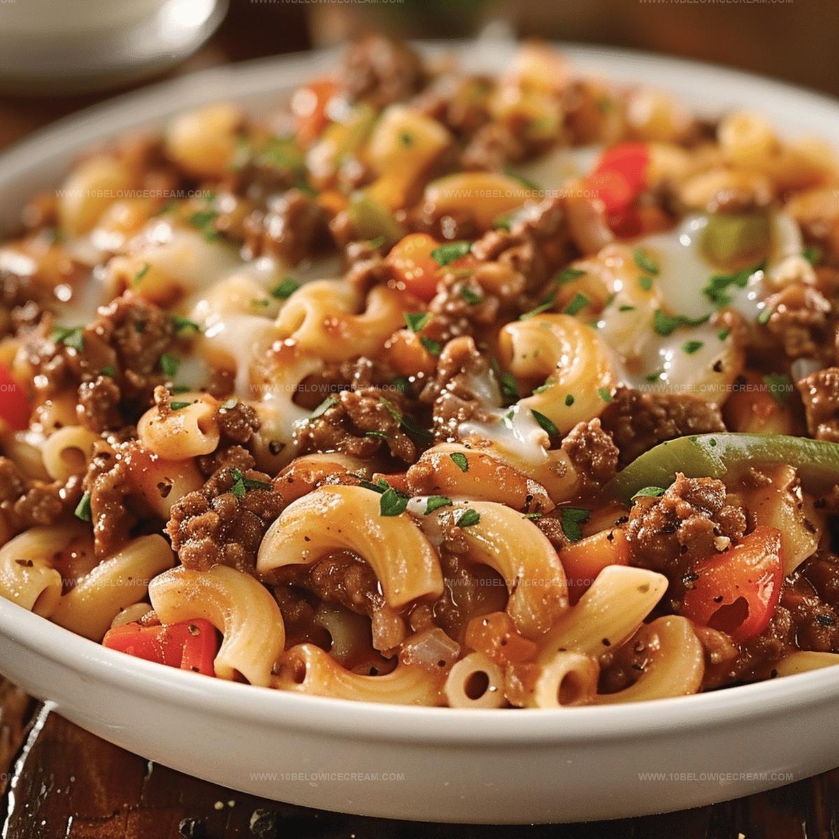 Philly Cheesesteak Pasta Recipe
