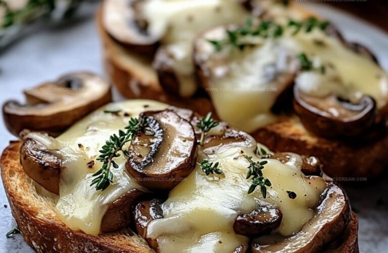 Mushroom Bruschetta With Gruyere And Thyme Recipe