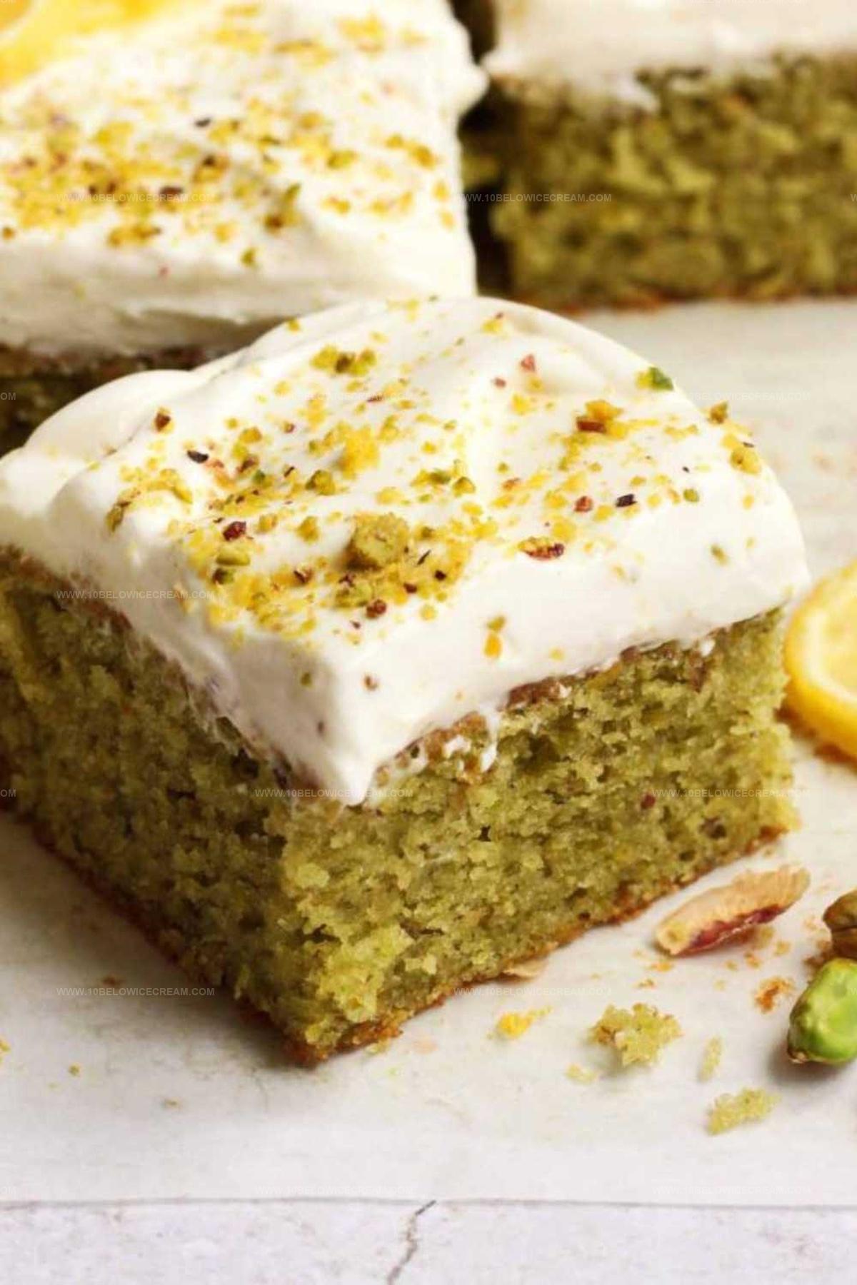 Lemon And Pistachio Cake Recipe